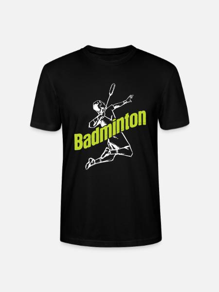 Badminton - Stanley/Stella Unisex Bio-T-Shirt CRAFTER - Schwarz