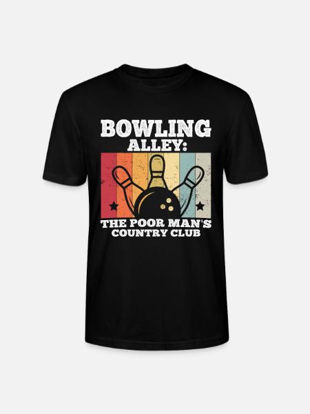 Bowling - Stanley/Stella Unisex Bio-T-Shirt CRAFTER - Schwarz