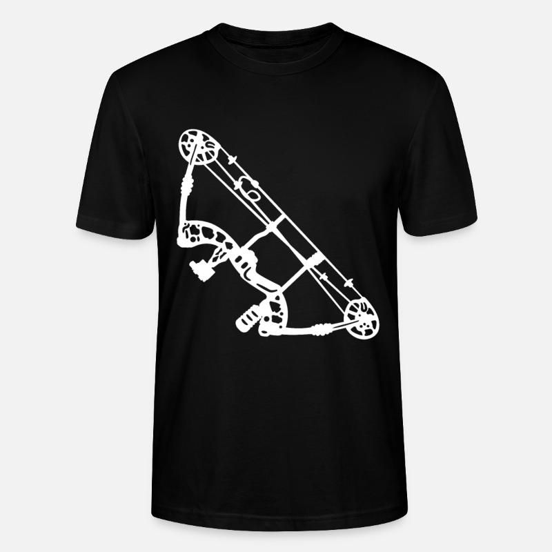 Bogenschießen Archery - Stanley/Stella Unisex Bio-T-Shirt CRAFTER - Schwarz
