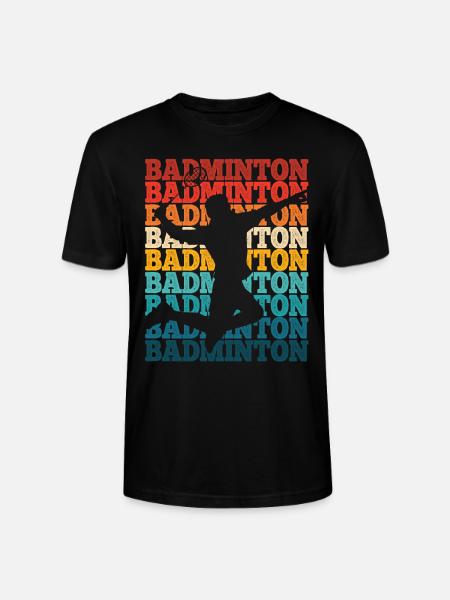 Badminton - Stanley/Stella Unisex Bio-T-Shirt CRAFTER - Schwarz