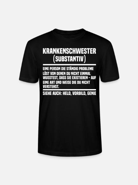 Krankenschwester Krankenpfleger - Stanley/Stella Unisex Bio-T-Shirt CRAFTER - Schwarz