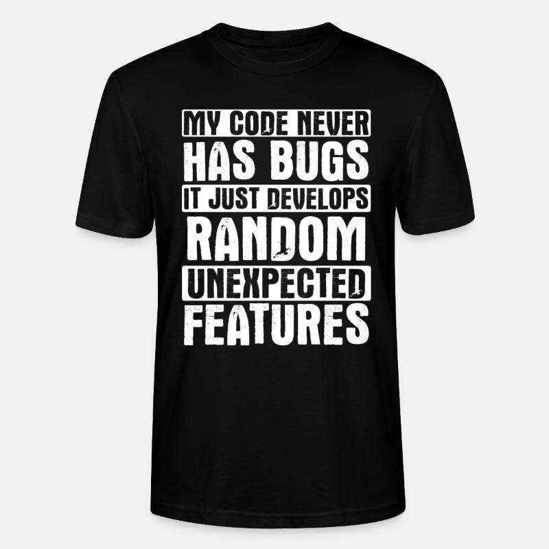 Software Ingenieur Informatiker Programmierer - Stanley/Stella Unisex Bio-T-Shirt CRAFTER - Schwarz