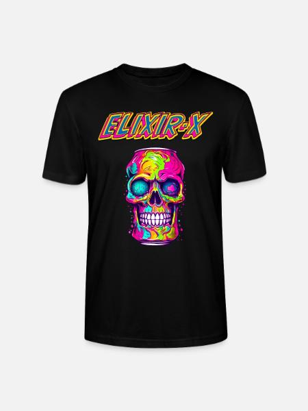 ELIXIR X - Stanley/Stella Unisex Bio-T-Shirt CRAFTER - Schwarz