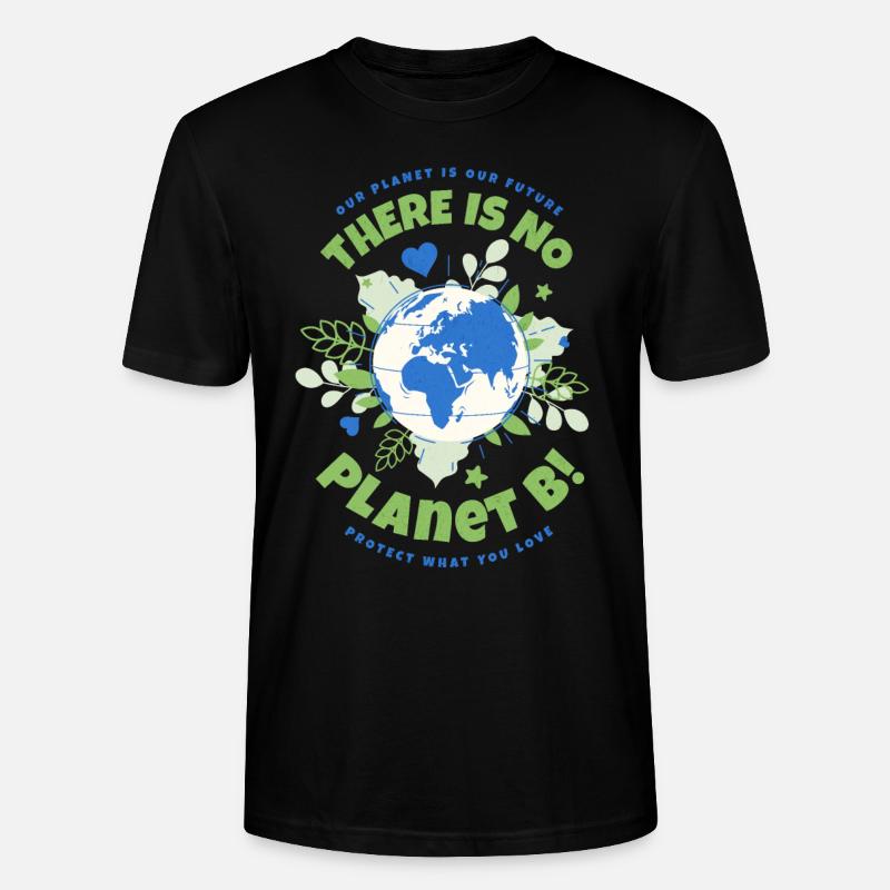Il n’y a pas de Jour de la Terre de la planète B - T-shirt bio CRAFTER Stanley Stella Unisexe - noir