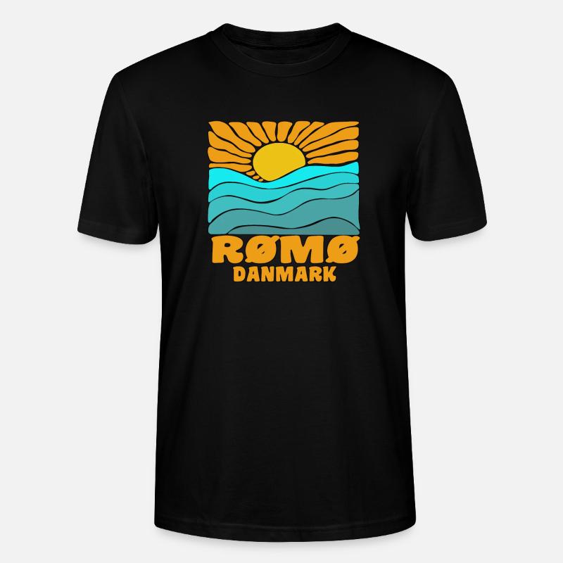 Romo Römo - T-shirt bio CRAFTER Stanley Stella Unisexe - noir