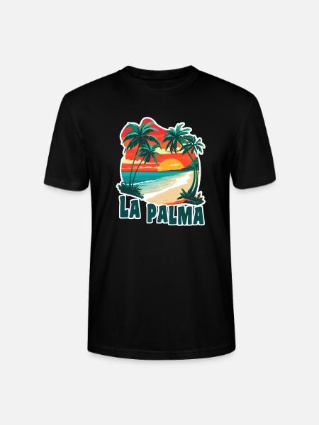 La Palma Canary Islands - Stanley/Stella CRAFTER Unisex Organic T-Shirt - black