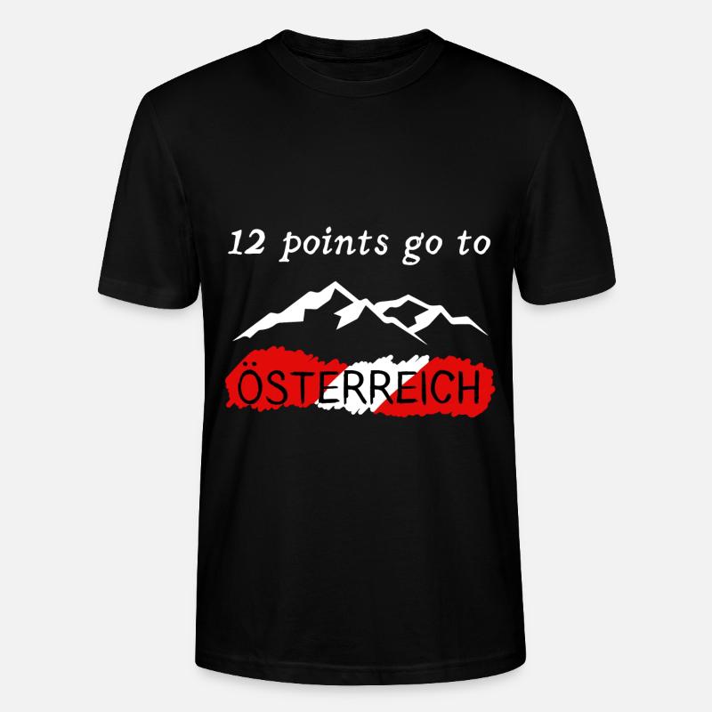 12 points go to Austria - Stanley/Stella Unisex Bio-T-Shirt CRAFTER - Schwarz