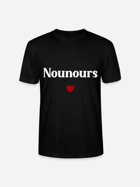 Nounours - T-shirt bio CRAFTER Stanley Stella Unisexe - noir