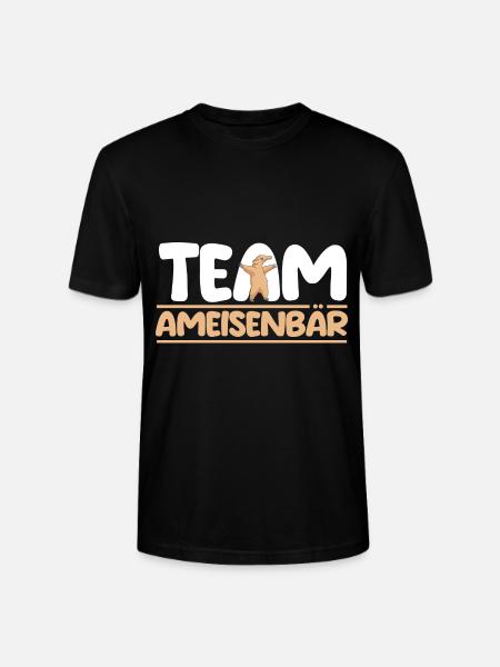 Ameisenbär - Stanley/Stella Unisex Bio-T-Shirt CRAFTER - Schwarz