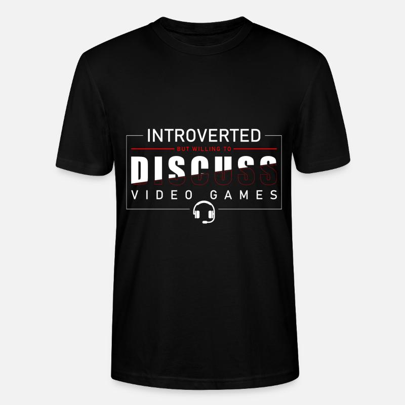 PC Nerd Gamer Graphismes - T-shirt bio CRAFTER Stanley Stella Unisexe - noir