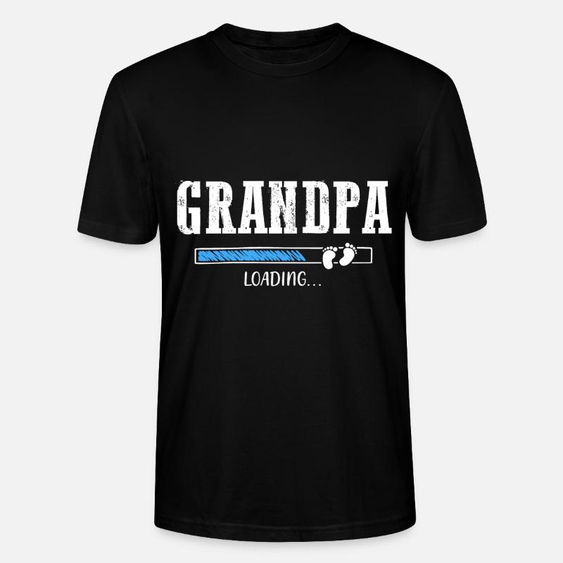 Grandpa Loading - Stanley/Stella Unisex Bio-T-Shirt CRAFTER - Schwarz