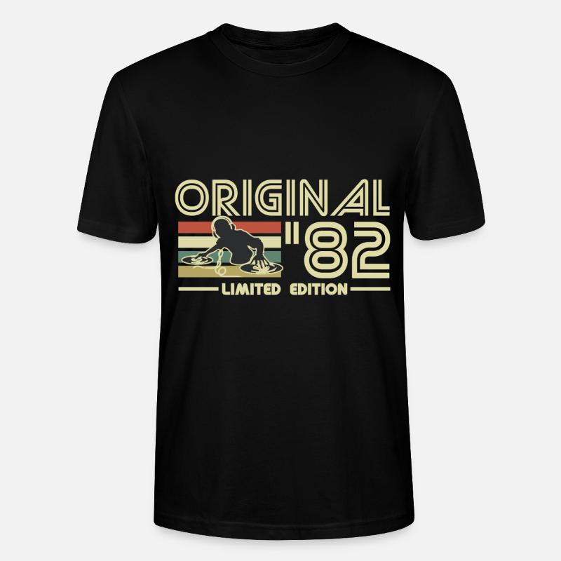 1982 - Stanley/Stella Unisex Bio-T-Shirt CRAFTER - Schwarz
