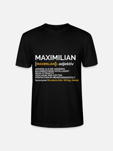Maximilian - Stanley/Stella Unisex Bio-T-Shirt CRAFTER - Schwarz