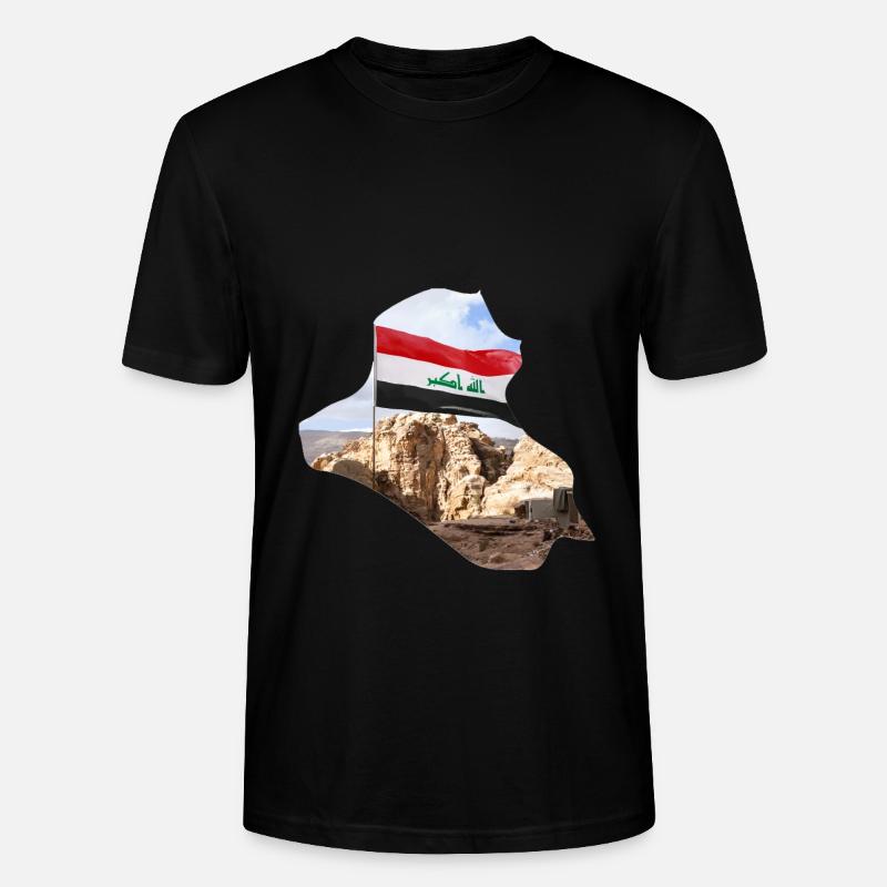 Irak - Stanley/Stella Unisex Bio-T-Shirt CRAFTER - Schwarz