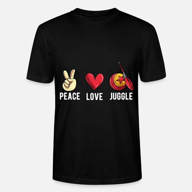 Jonglieren - Stanley/Stella Unisex Bio-T-Shirt CRAFTER - Schwarz