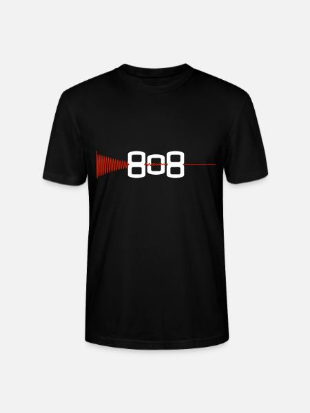 808 SYNTHESIZER BEATS - Stanley/Stella Unisex Bio-T-Shirt CRAFTER - Schwarz