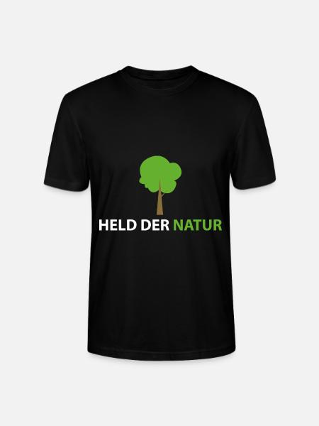 Held der Natur - Stanley/Stella Unisex Bio-T-Shirt CRAFTER - Schwarz