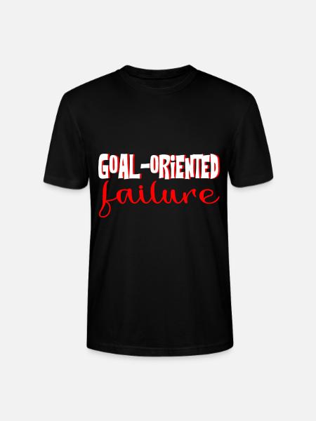 Goal Oriented Failure 4 - Stanley/Stella CRAFTER Unisex Organic T-Shirt - black