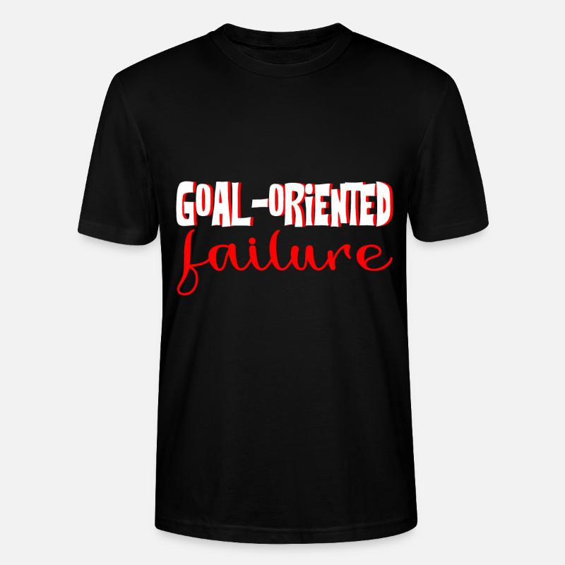 Goal Oriented Failure 4 - Stanley/Stella CRAFTER Unisex Organic T-Shirt - black
