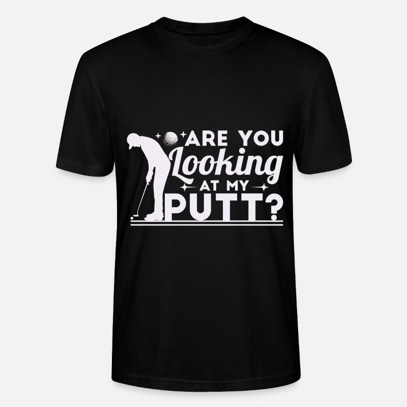 Regardez-vous mon putt - T-shirt bio CRAFTER Stanley Stella Unisexe - noir