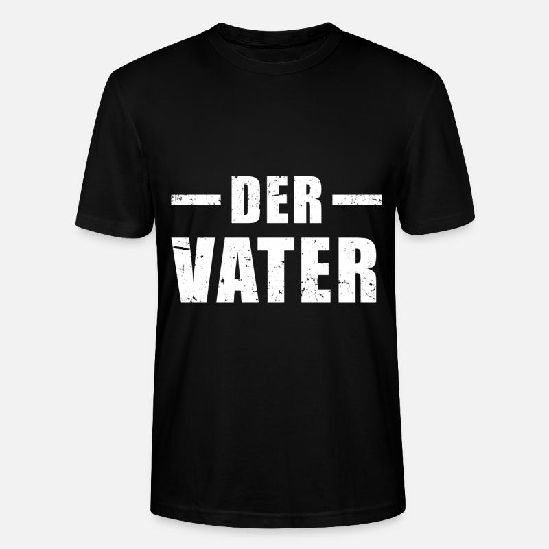 Der Vater - Stanley/Stella Unisex Bio-T-Shirt CRAFTER - Schwarz