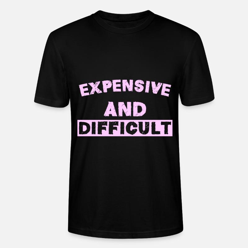 Expensive and Difficult - Stanley/Stella Unisex Bio-T-Shirt CRAFTER - Schwarz