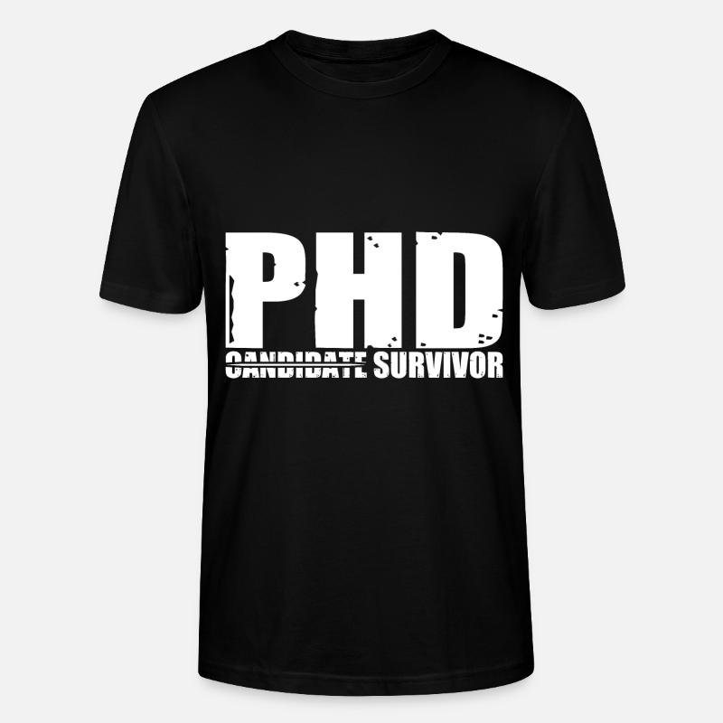 Phd Candidate Survivor 15 - Stanley/Stella Unisex Bio-T-Shirt CRAFTER - Schwarz