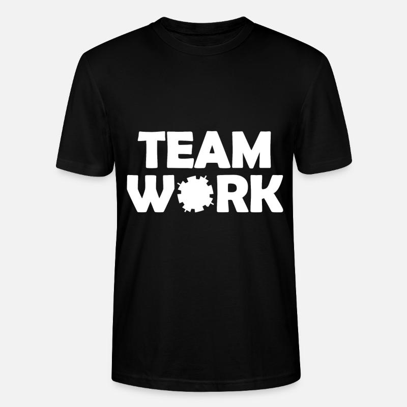 Teamwork - Stanley/Stella CRAFTER Unisex Organic T-Shirt - black