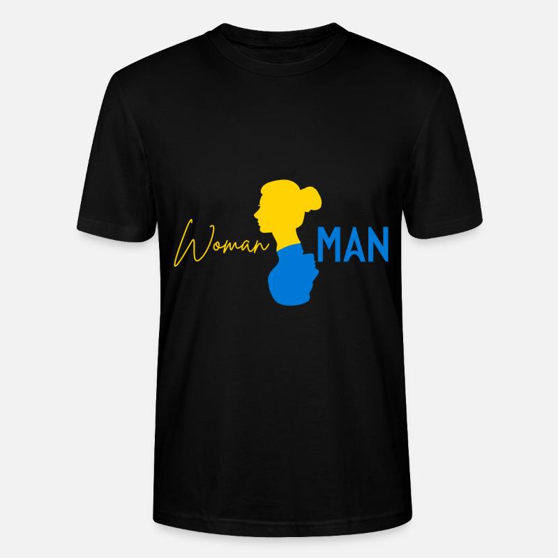 Frau > Mann - Stanley/Stella Unisex Bio-T-Shirt CRAFTER - Schwarz