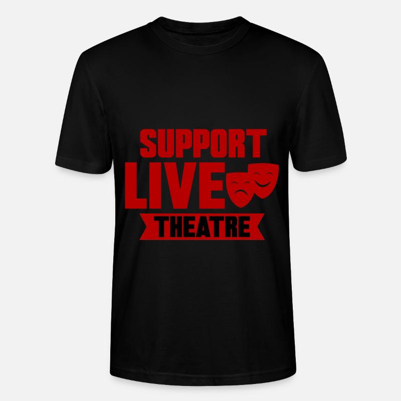 Support Live Theatre 2 - Stanley/Stella Unisex Bio-T-Shirt CRAFTER - Schwarz