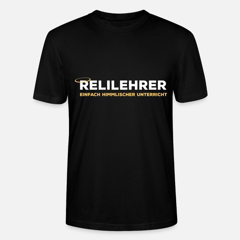 Relilehrer Religion Referendar Religionslehrer - Stanley/Stella Unisex Bio-T-Shirt CRAFTER - Schwarz