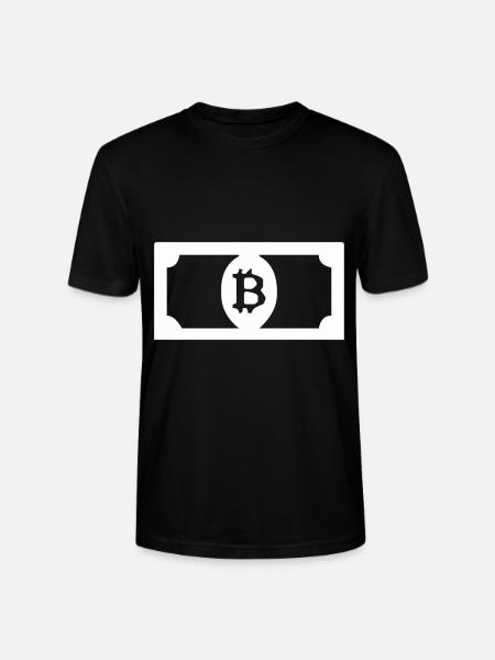 Bitcoin-Dollar - Stanley/Stella Unisex Bio-T-Shirt CRAFTER - Schwarz