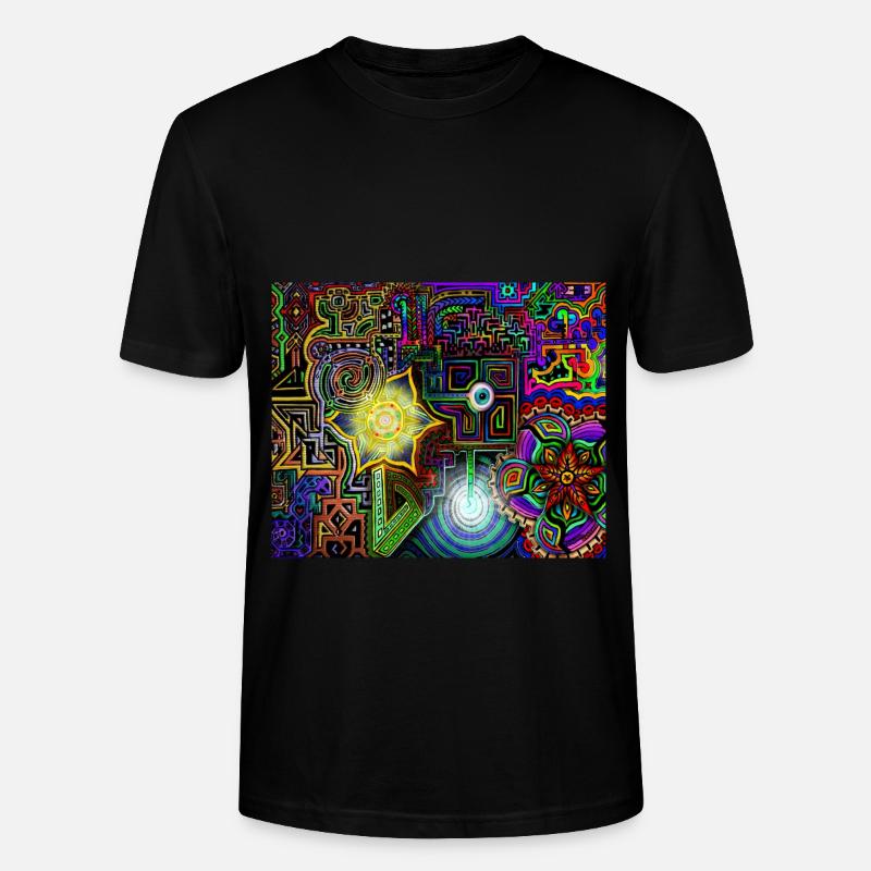 indischen mecanique crop - Stanley/Stella Unisex Bio-T-Shirt CRAFTER - Schwarz