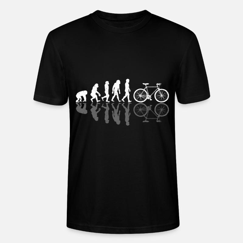 Bike Evolution Fahrrad Biker - Stanley/Stella Unisex Bio-T-Shirt CRAFTER - Schwarz