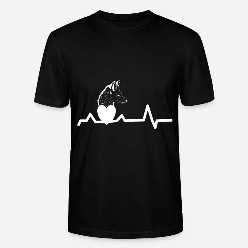 Renards Renard Animaux Renard - T-shirt bio CRAFTER Stanley Stella Unisexe - noir