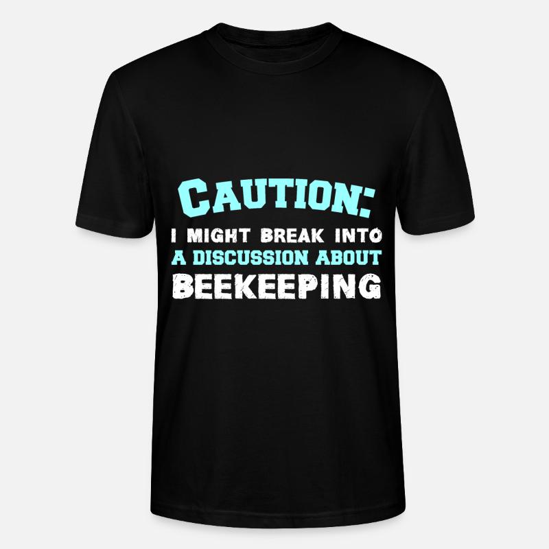 Caution - Stanley/Stella Unisex Bio-T-Shirt CRAFTER - Schwarz