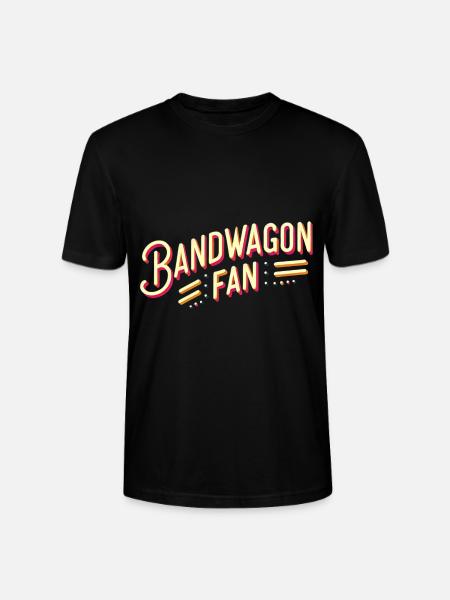 Bandwagon Fan 16 - Stanley/Stella CRAFTER Unisex Organic T-Shirt - black