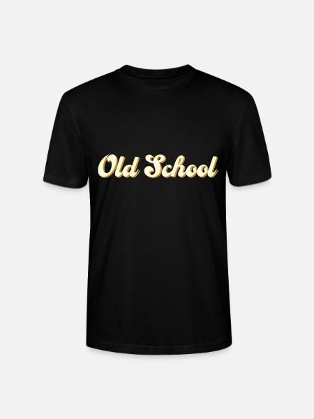Old School Schriftzug - Stanley/Stella Unisex Bio-T-Shirt CRAFTER - Schwarz