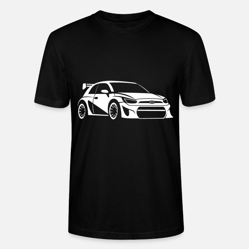 Voiutre de rallye - T-shirt bio CRAFTER Stanley Stella Unisexe - noir