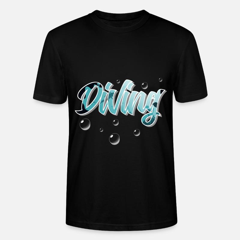 Plongée sous-marine - T-shirt bio CRAFTER Stanley Stella Unisexe - noir