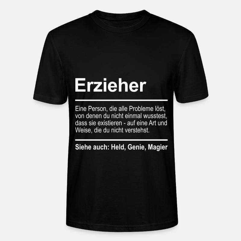 Educator - Stanley/Stella CRAFTER Unisex Organic T-Shirt - black