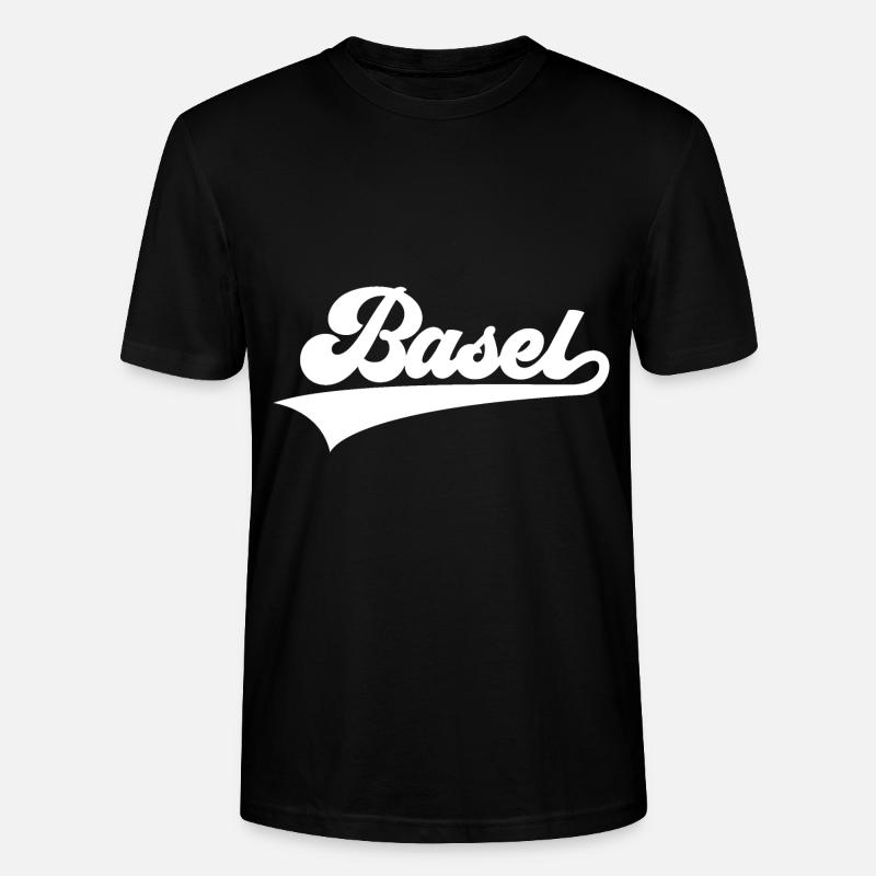 BASEL BASELER SCHWEIZ - Stanley/Stella Unisex Bio-T-Shirt CRAFTER - Schwarz