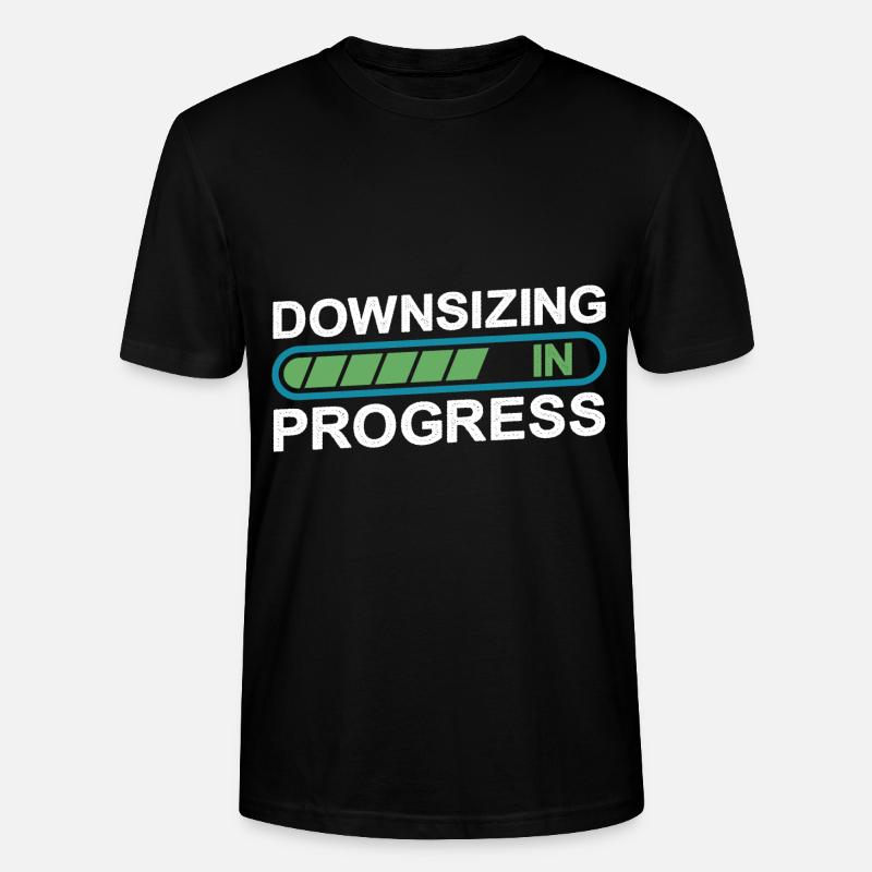 Downsizing In Progress 16 - Stanley/Stella CRAFTER Unisex Organic T-Shirt - black