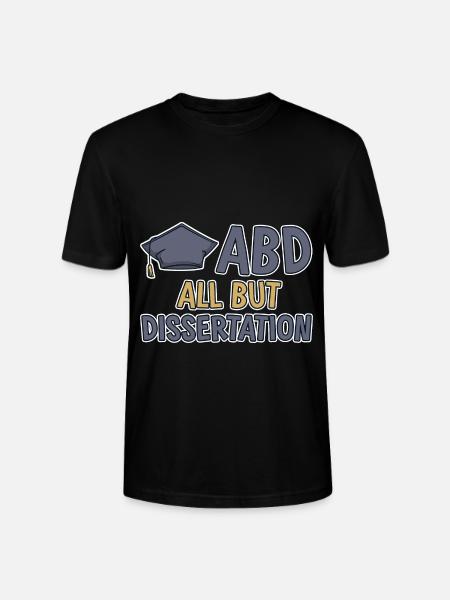 ABD All But Dissertation 2 - Stanley/Stella Unisex Bio-T-Shirt CRAFTER - Schwarz