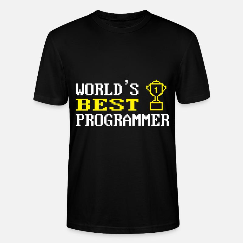 Programmierer Coder Software Entwickler - Stanley/Stella Unisex Bio-T-Shirt CRAFTER - Schwarz
