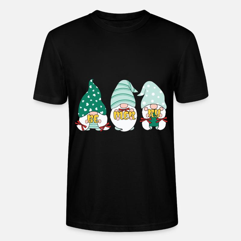 Noël Noël Gnomies - T-shirt bio CRAFTER Stanley Stella Unisexe - noir