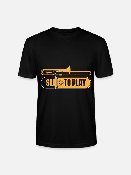 Trombone - T-shirt bio CRAFTER Stanley Stella Unisexe - noir