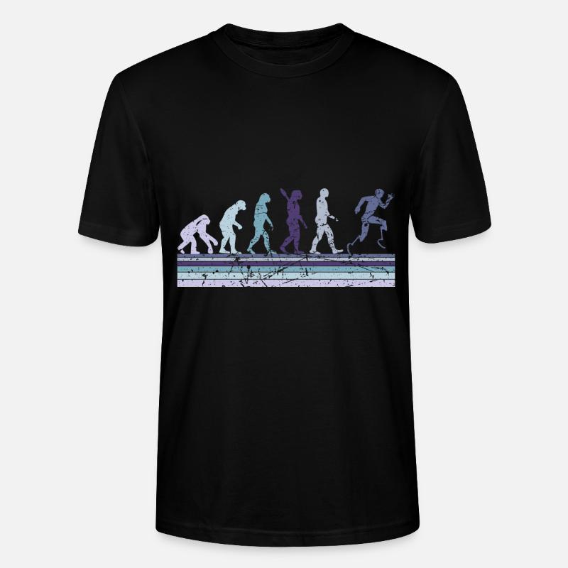 Évolution du Para Running - T-shirt bio CRAFTER Stanley Stella Unisexe - noir