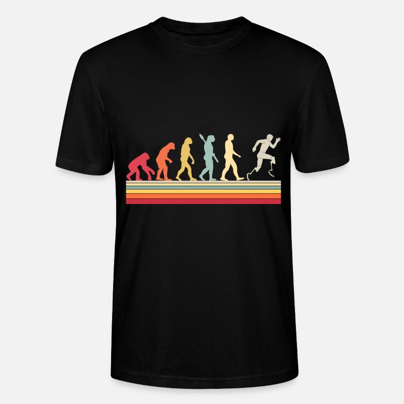 Évolution du Para Running - T-shirt bio CRAFTER Stanley Stella Unisexe - noir