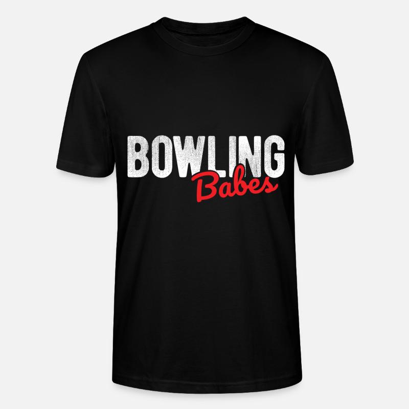 Bowling - Stanley/Stella Unisex Bio-T-Shirt CRAFTER - Schwarz